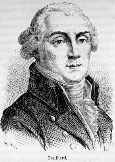 Jean Baptiste Treilhardin (1742-1810), ranskalaisen poliitikon muotokuva. tekijältä Unknown artist