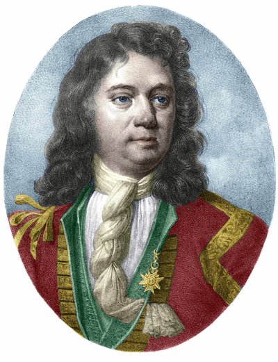 Jean Bartin (1650 - 1702), ranskalaisen yksityismiehen muotokuva. tekijältä Unknown artist