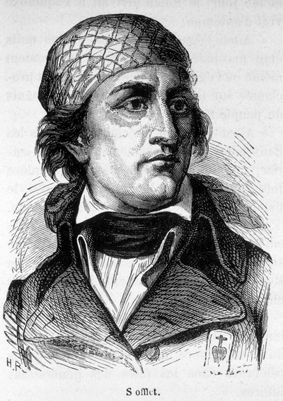 Muotokuva Jean Nicolas Stoffletista (1753-1796), vendean kapinan näyttelijästä. tekijältä Unknown artist