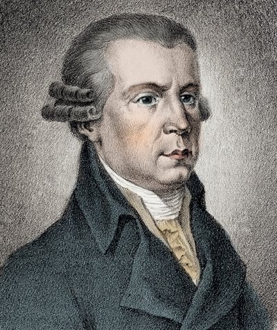 Itävaltalaisen muusikon Johann Georg Albrechtsbergerin (1736-1809) muotokuva - tekijältä Unknown artist