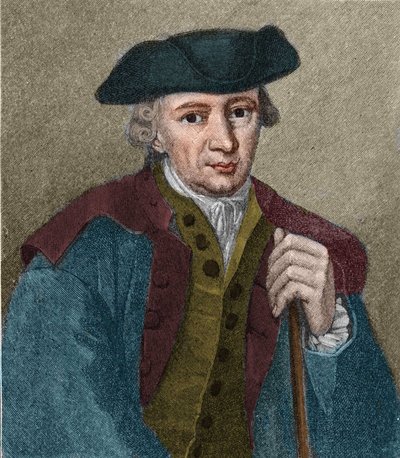 Muotokuva Johann Georg Hamannista (1730-1788), saksalaisesta filosofista ja kirjailijasta. tekijältä Unknown artist
