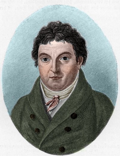 Johann Gottlieb Fichten (1762-1814), saksalaisen filosofin muotokuva tekijältä Unknown artist