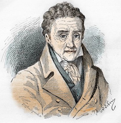 Muotokuva Johann Heinrich Pestalozzista (1746 - 1827), sveitsiläisestä pedagogista ja kasvattajasta. tekijältä Unknown artist