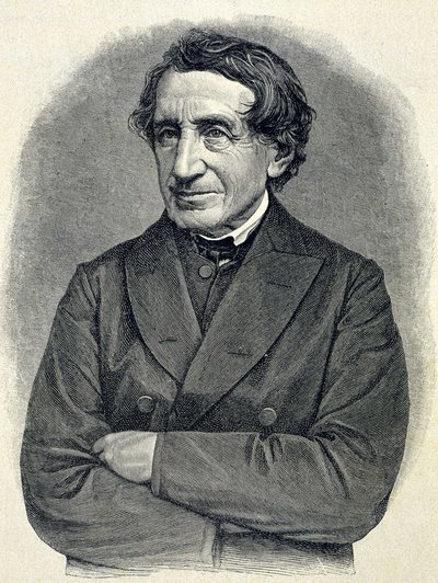 Muotokuva Johann Joseph Ignaz von Dollingerista (1799 - 1890), Alllemand-pappi ja kirkkohistorian professori tekijältä Unknown artist