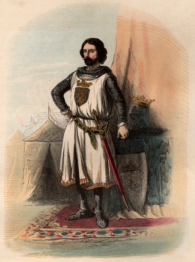 Brabantin Johannes (Johann) I:n muotokuva, joka tunnetaan voittajana (1253-1294), oli Brabantin herttua 1267-1294 ja Limburgin herttua 1288-1294. Kaiverrus vuodelta 1868 kirjassa "Histoire de Belgique alkeellisista ajoista Leopold I:n hallituskauden loppuu tekijältä Unknown artist