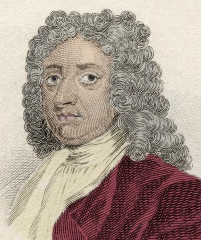John Churchillin, Marlboroughin ensimmäisen herttuan (1650-1722), englantilaisen kenraalin ja valtiomiehen muotokuva. Kaiverrus 1800-luvulta. tekijältä Unknown artist