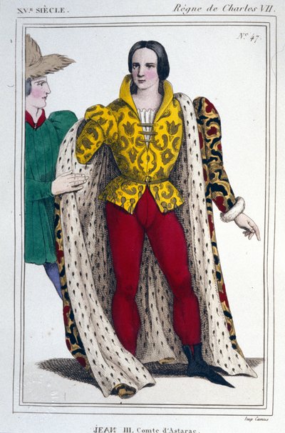 Muotokuva Johannes III:sta Astaracista (kuollut 1503). tekijältä Unknown artist