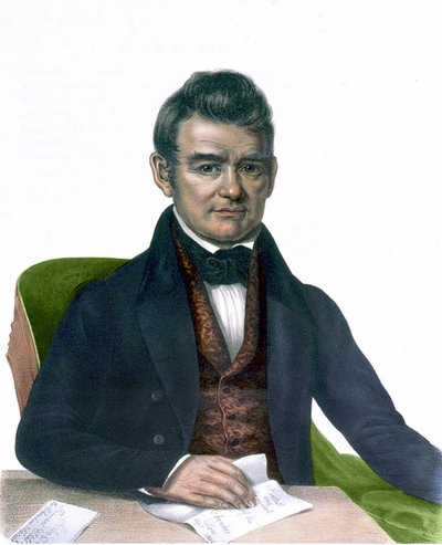 John Rossin muotokuva, kaiverrus 1843. tekijältä Unknown artist