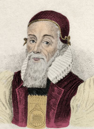 Joseph Hallin (1574-1656) muotokuva englantilainen Eveque tekijältä Unknown artist