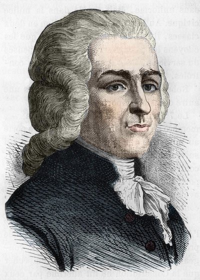 Ranskalaisen lääkärin ja poliitikon Joseph Ignace Guillotinin (1738-1814) muotokuva tekijältä Unknown artist