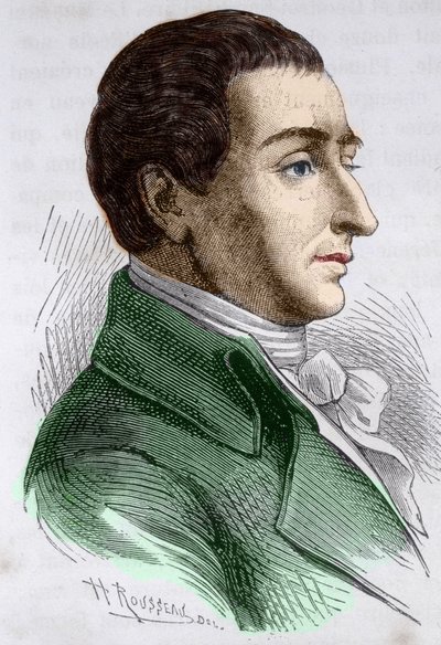 Ranskalaisen matemaatikon Joseph Louis de Lagrangen (1736-1813) muotokuva. tekijältä Unknown artist