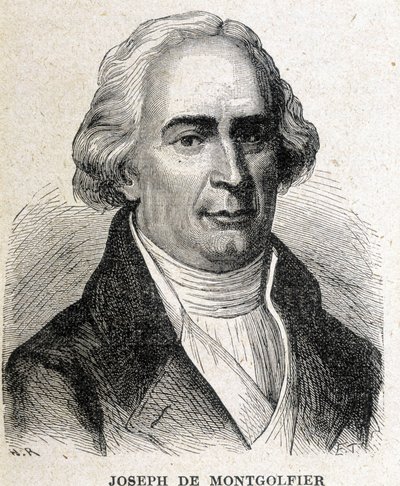 Joseph de Montgolfierin (1740 - 1810) muotokuva. tekijältä Unknown artist