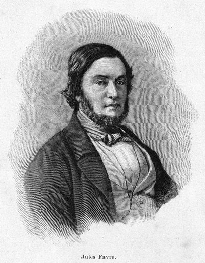 Ranskalaisen poliitikon Jules Favren (1809-1880) muotokuva tekijältä Unknown artist