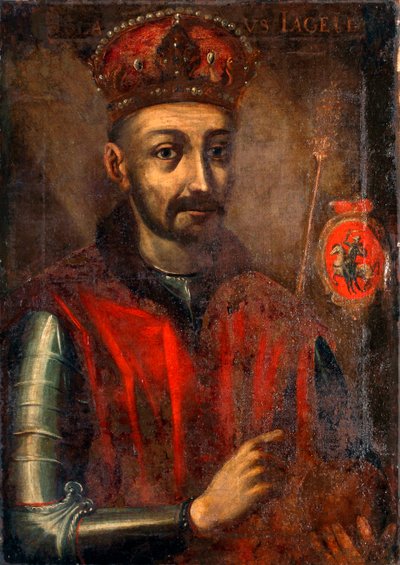 Kuningas Wladyslaw II Jagiellon muotokuva tekijältä Unknown artist