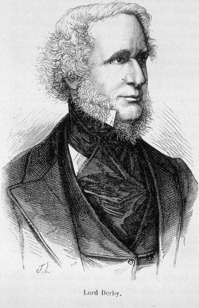 Lord Derbyn muotokuva tekijältä Unknown artist