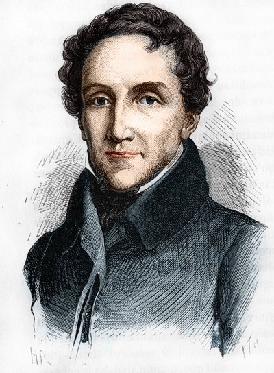 Louis-Mathieu Molen muotokuva - Louis Mathieun, Molèn kreivin (1781 - 1855), ranskalaisen poliitikon muotokuva - Henri Martinin "" L