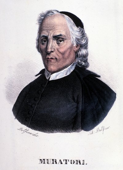 Louis Antoine Muratorin muotokuva tekijältä Unknown artist