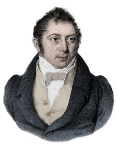 Muotokuva Louis Ludwig Spohrista (1784 - 1859), saksalainen säveltäjä, viulisti ja kapellimestari. tekijältä Unknown artist