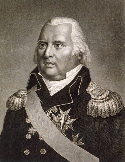 Ludvig XVIII:n (1755 - 1824), Ranskan kuninkaan muotokuva tekijältä Unknown artist
