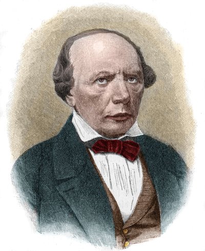 Ludwig Uhlandin (1787-1862), saksalaisen romanttisen runoilijan muotokuva. tekijältä Unknown artist