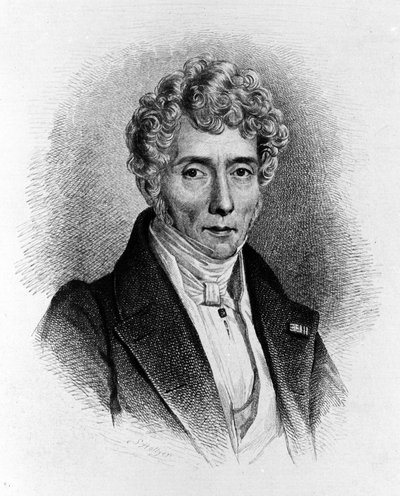Luigi Cherubinin (1760-1842), italialaisen säveltäjän muotokuva. tekijältä Unknown artist