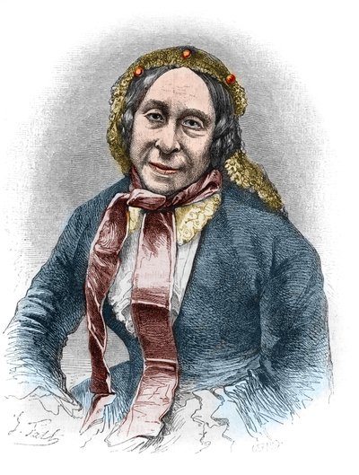 Madame Desbordes Valmoren muotokuva (Marceline Felicite Josephine Desbordes-Valmore tekijältä Unknown artist