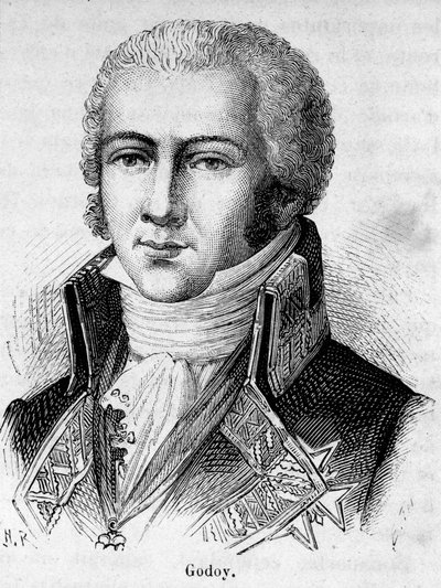 Manuel de Godoyn muotokuva, Alcudian herttua, La Pazin prinssi (1767-1851), espanjalainen poliitikko. tekijältä Unknown artist