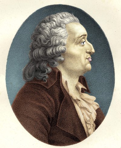 Marie Jean Antoine Nicolas de Caritatin muotokuva, markiisi de Condorcet (1743 - 1794) tekijältä Unknown artist