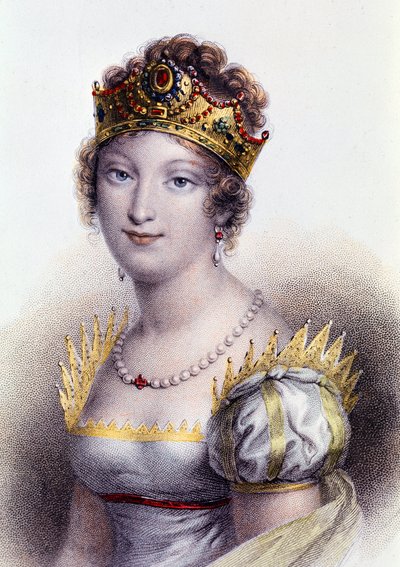 Muotokuva Marie Louisesta, Parman herttuattaresta, ranskan keisarinnapuolisosta (kaiverrus tekijältä Unknown artist
