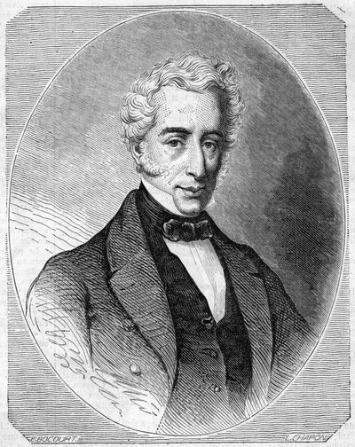 Martinez de la Rosa, Francisco (1787-1862), espanjalainen poliitikko ja kirjailija, muotokuva. tekijältä Unknown artist