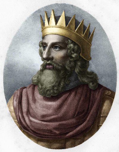 Merovechin muotokuva (n. 448-n. 458). tekijältä Unknown artist