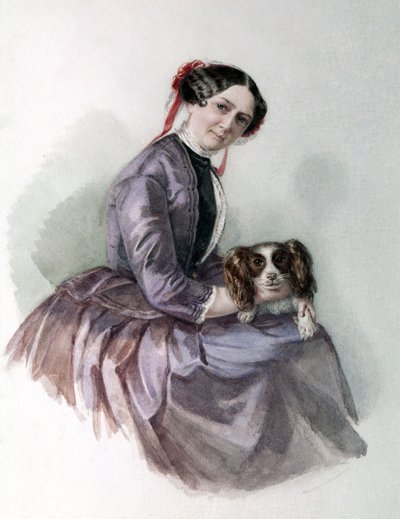 Richard Wagnerin vaimon Minna Wagnerin muotokuva, Wagner Museum Bayreuth. tekijältä Unknown artist