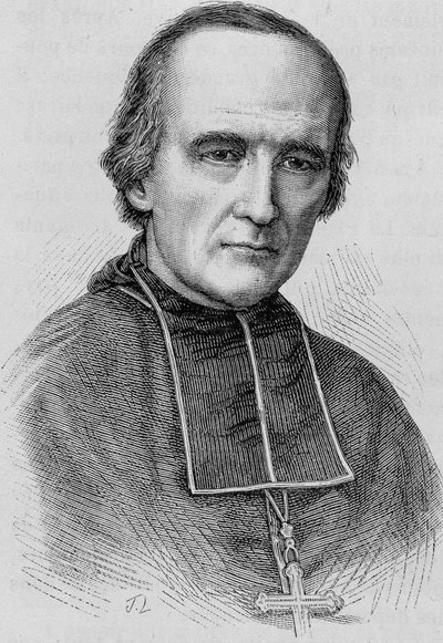 Monsignor Darboyn (1813 - 1871), Pariisin arkkipiispan muotokuva. Kaiverrus 1800-luvun lopusta H. Martinin teokseen "Histoire de France". tekijältä Unknown artist