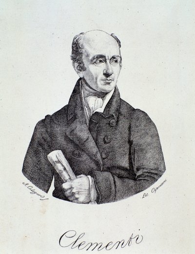 Muzio Clementin muotokuva (kaiverrus) tekijältä Unknown artist