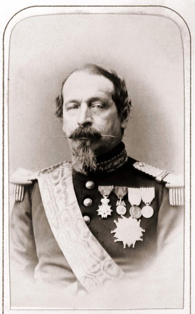Napoleon III:n muotokuva. 1800-luvun valokuvaus. tekijältä Unknown artist