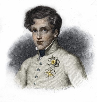 Muotokuva Napoleon II:sta, Napoleon I:n pojasta, Reichstadtin herttuasta (1811-1832) tekijältä Unknown artist