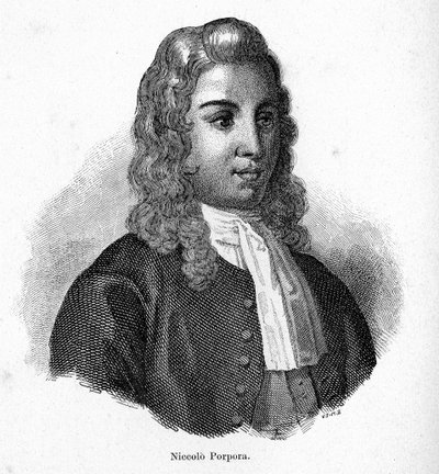 Italian säveltäjän Nicola Porporan (1686 - 1768) muotokuva. tekijältä Unknown artist