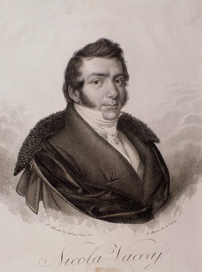 Nicola Vaccain muotokuva (kaiverrus tekijältä Unknown artist