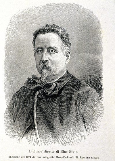 Italian poliitikon Nino Bixion (1821-1873) muotokuva tekijältä Unknown artist