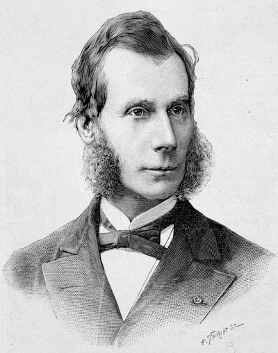 Numa Denis Fustel de Coulangesin (1830 - 1889) muotokuva. Kaiverrus 1800-luvun lopusta H. Martinin teokseen "Histoire de France". tekijältä Unknown artist