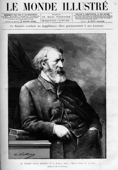 Pierre-Jules Hetzelin muotokuva (Pierre Jules Hetzel tekijältä Unknown artist