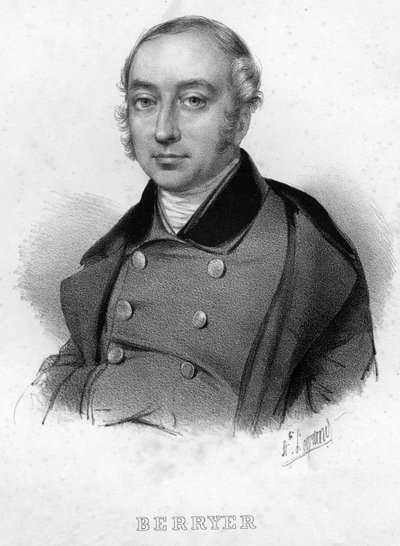 Pierre Antoine (Pierre-Antoine) Berryerin (1790-1868) muotokuva (Berryer fils), ranskalainen lakimies ja poliitikko tekijältä Unknown artist