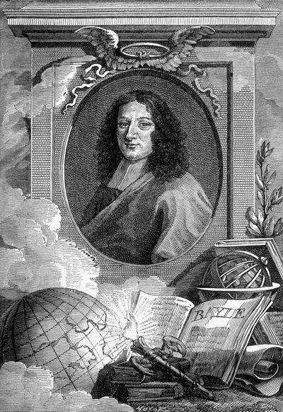 Pierre Baylen (1647 - 1706) muotokuva ranskalaisesta kirjailijasta ja filosofista. tekijältä Unknown artist
