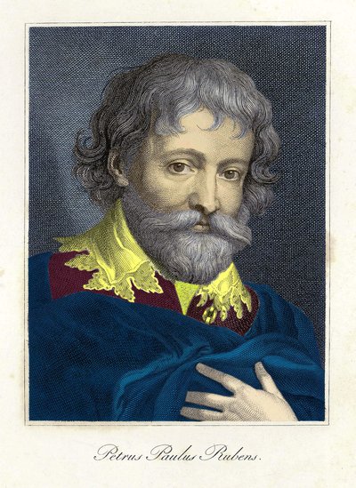 Pierre Paul (Pierre-Paul) Rubens (tai Peter Paul tai Petrus Paulus) muotokuva (1577-1640), flaamilainen taidemaalari ja sarjakuvapiirtäjä tekijältä Unknown artist