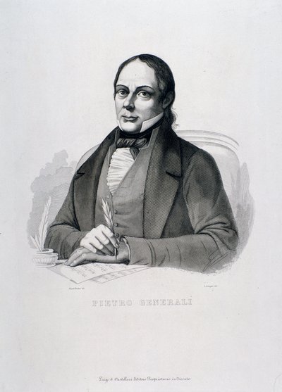 Pietro Generalin muotokuva (kaiverrus) tekijältä Unknown artist