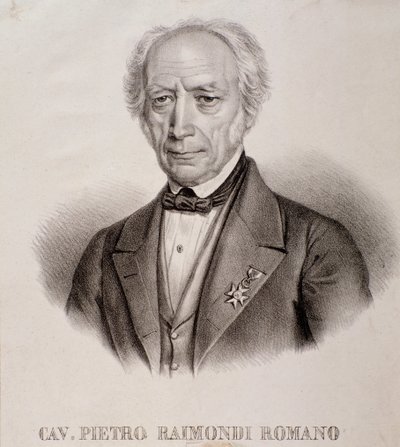 Pietro Raimondin muotokuva (kaiverrus) tekijältä Unknown artist
