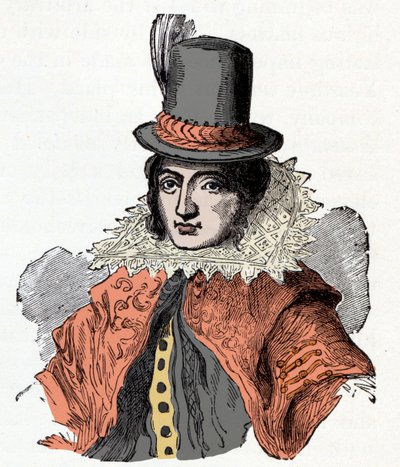 Muotokuva Pocahontasista (Matoaka, Amatute), sitten Rebecca Rolfe (n. 1595-1617) tekijältä Unknown artist