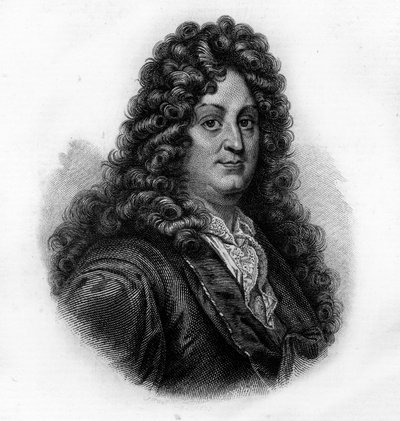Racinen muotokuva, kaiverrus 1800-luvulta tekijältä Unknown artist