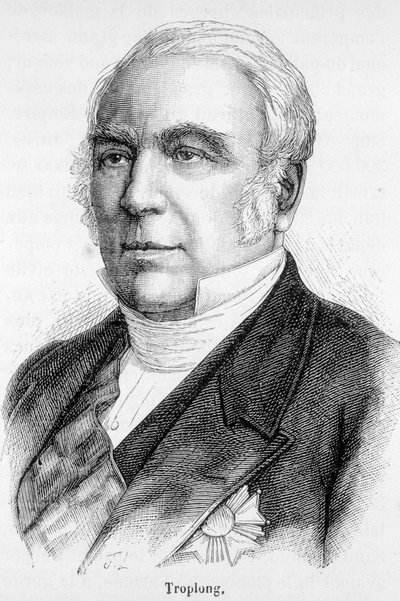 Muotokuva Raymond Theodore Troplongista, senaatin presidentistä toisen imperiumin aikana (1852-1869). tekijältä Unknown artist