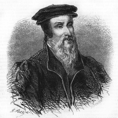 Robert I Estiennen (1498 - 1559) muotokuva humanistista, kustantajasta ja kirjapainosta. tekijältä Unknown artist